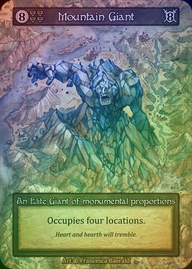 【FOIL】[Earth] Mountain Giant [beta-Elite]